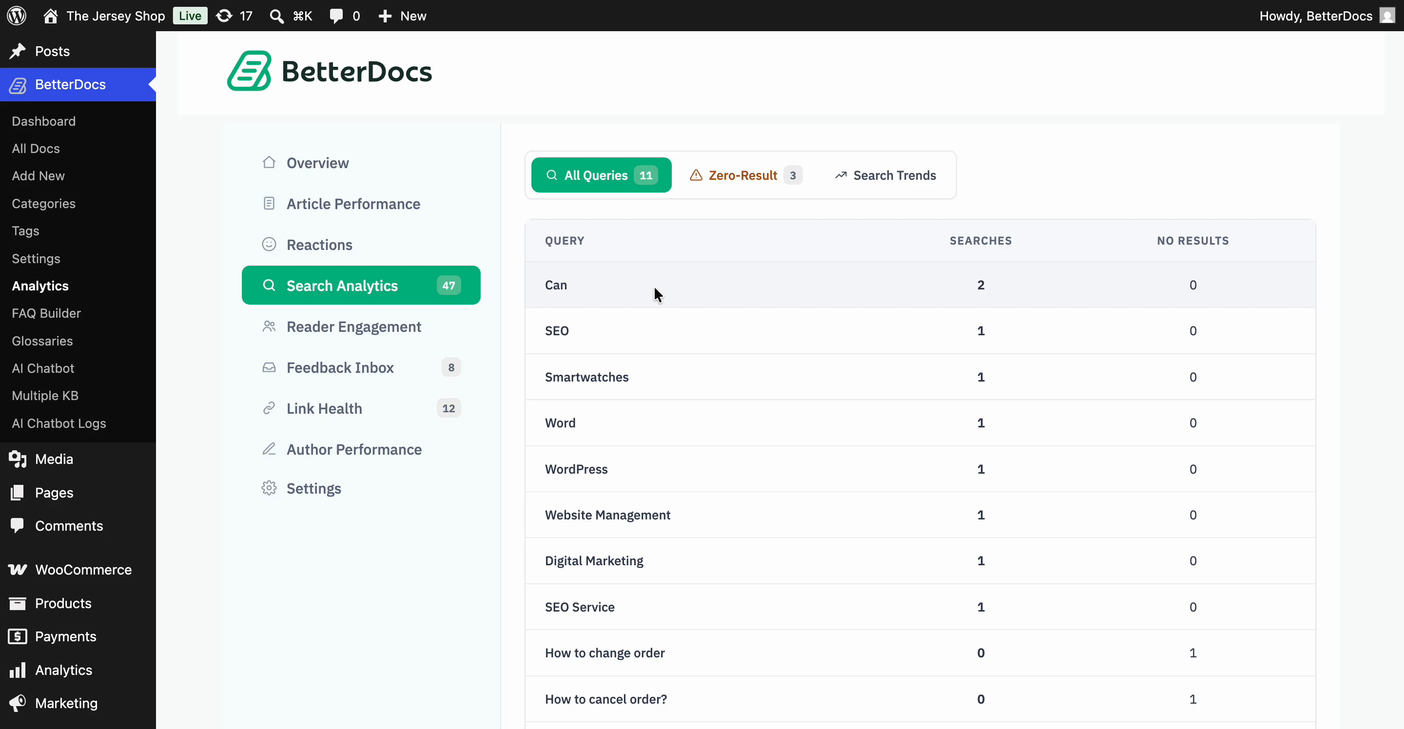 How to Configure Advanced Analytics to Evaluate the Performance of Your Knowledge Base? 7 Search Analytics