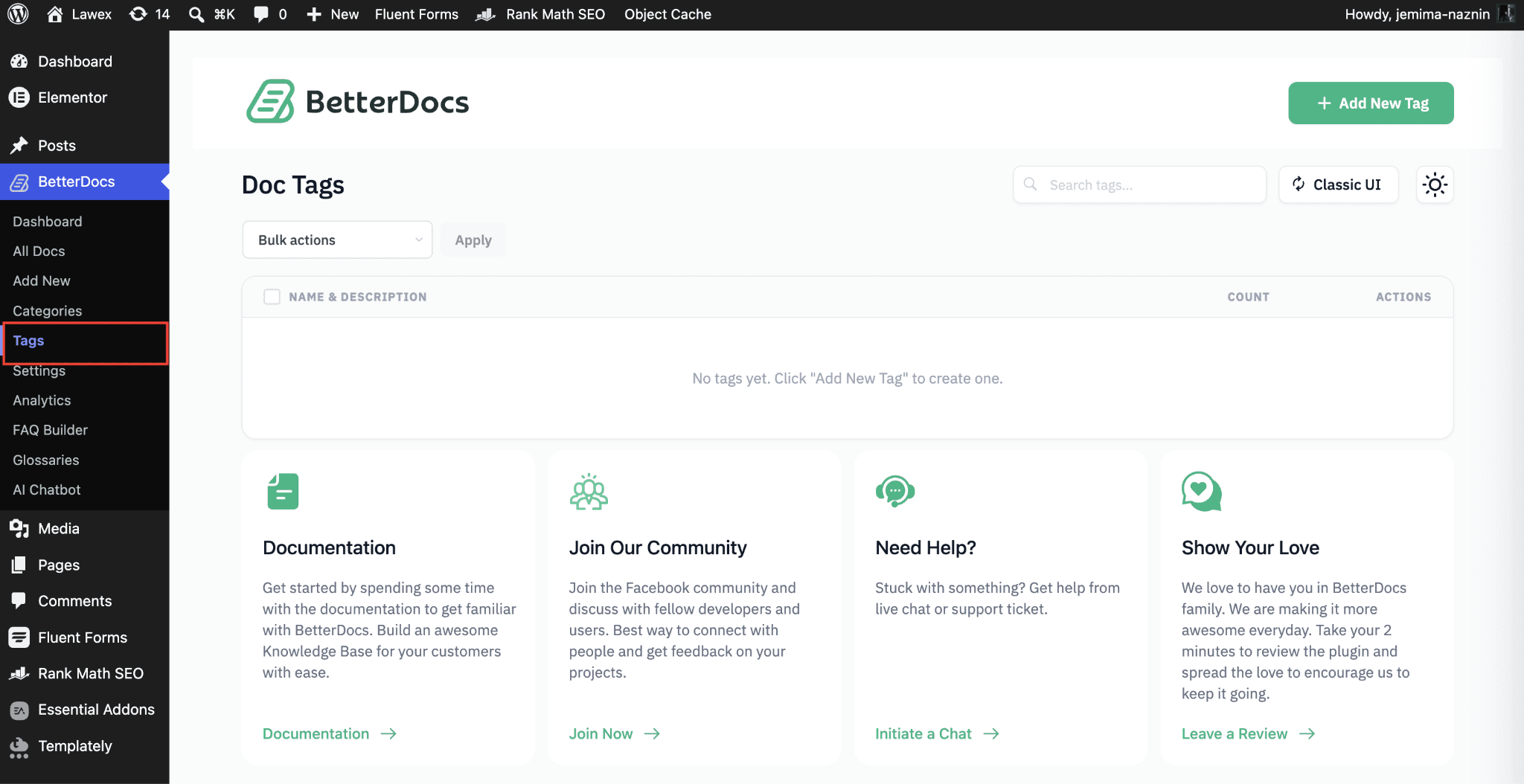 How to Manage Categories & Tags in BetterDocs? 3 Manage Categories
