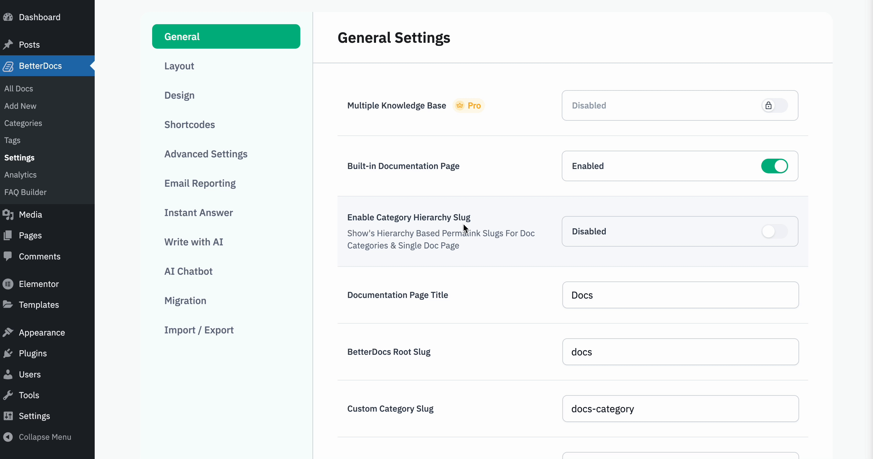 How to Change Slug For Doc Page in BetterDocs? 2 Change Slug