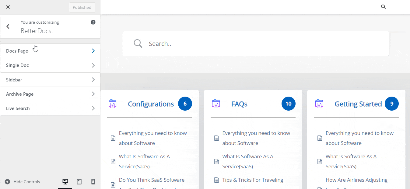 BetterDocs Documentation Homepage & Single Page