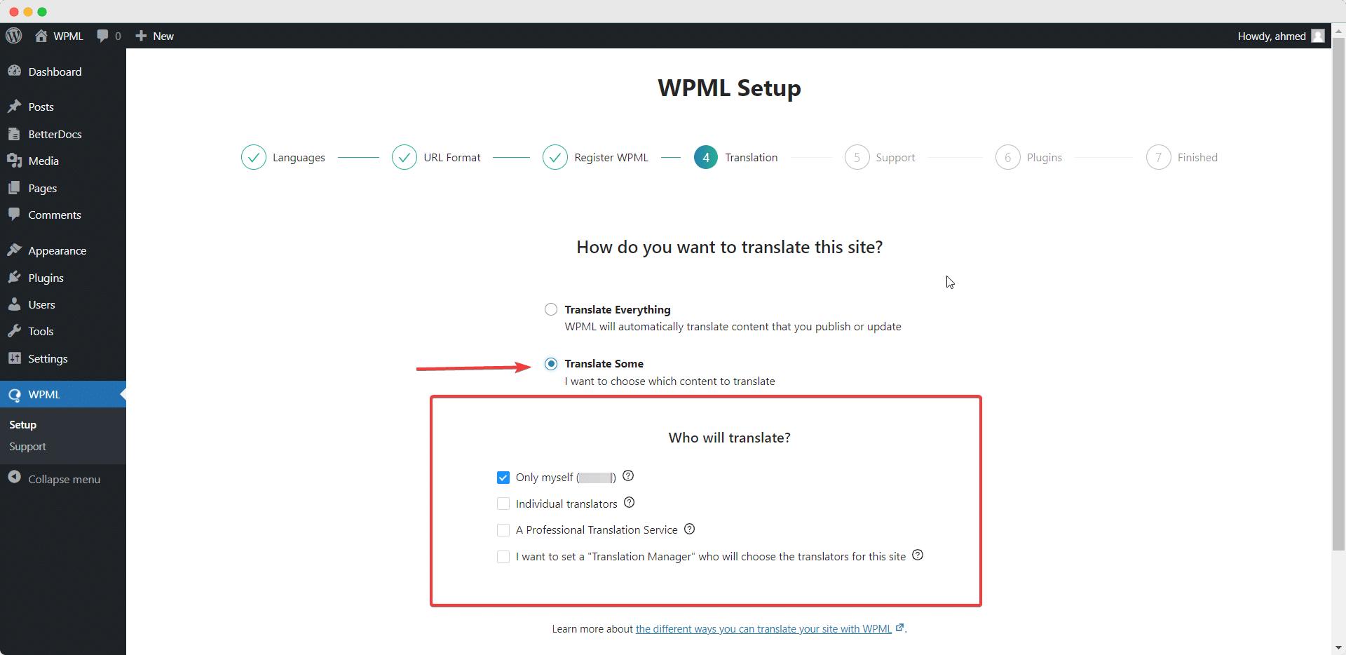 How To Translate Single Docs Of BetterDocs Using WPML