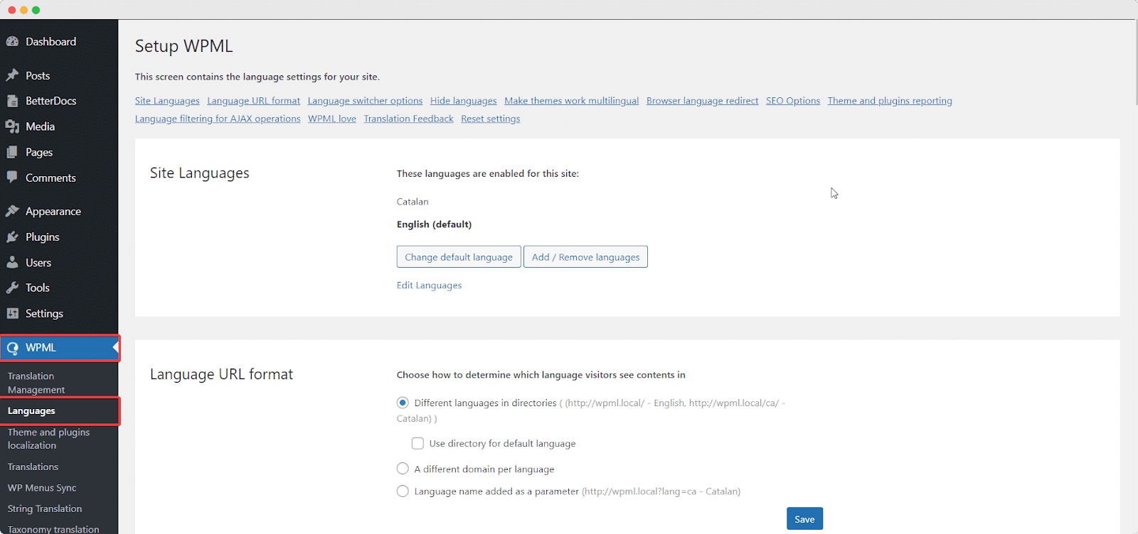 How To Translate Single Docs Of BetterDocs Using WPML 8 Translate BetterDocs WordPress Documentation WPML