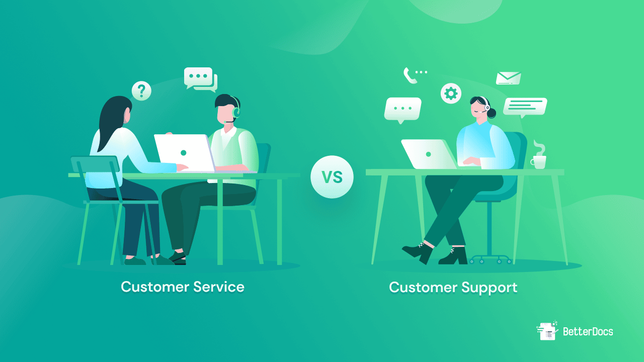 customer support vs customer service