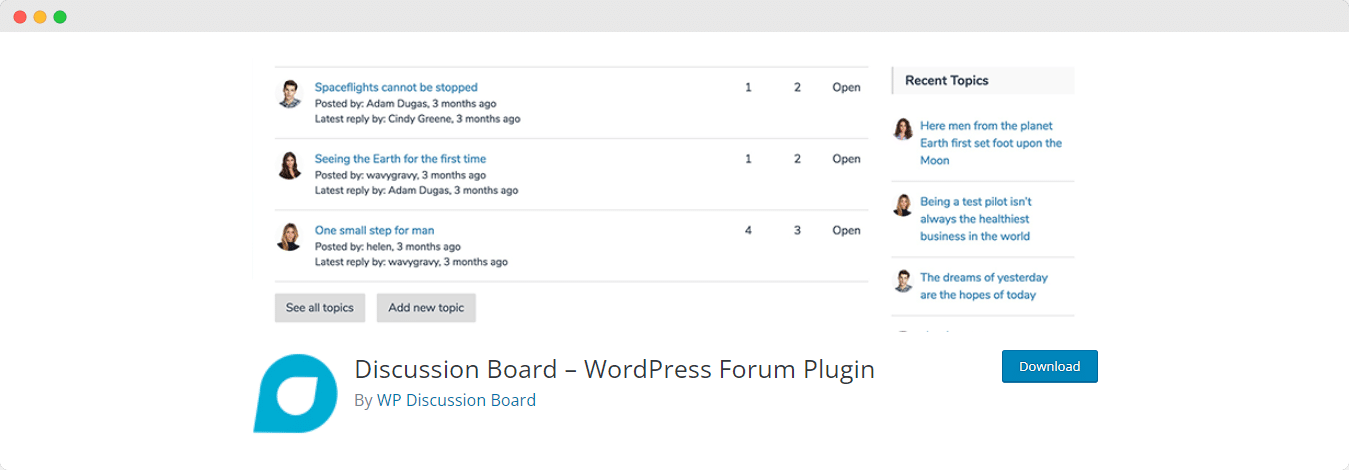 WordPress Forum Plugins