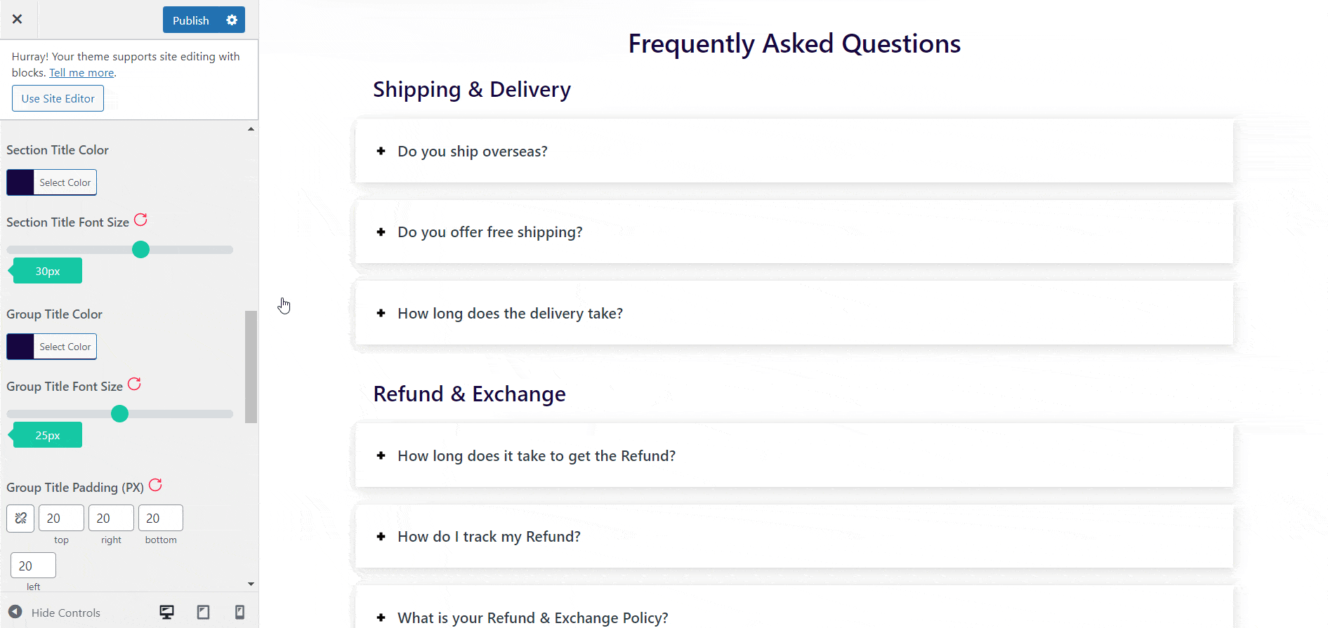 BetterDocs FAQ Builder