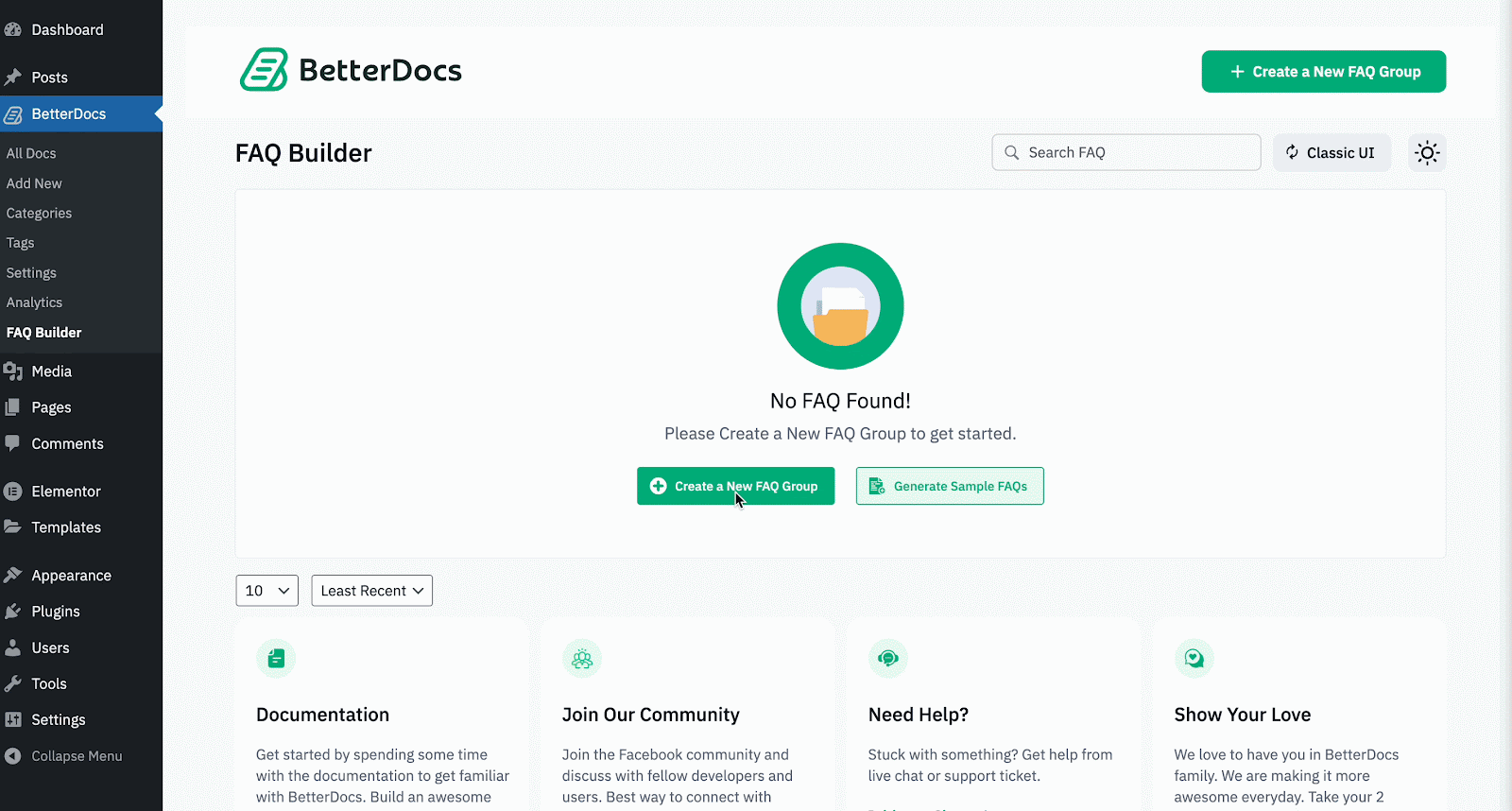 How To Configure BetterDocs FAQ Builder In Elementor? 2 Configure BetterDocs FAQ Builder