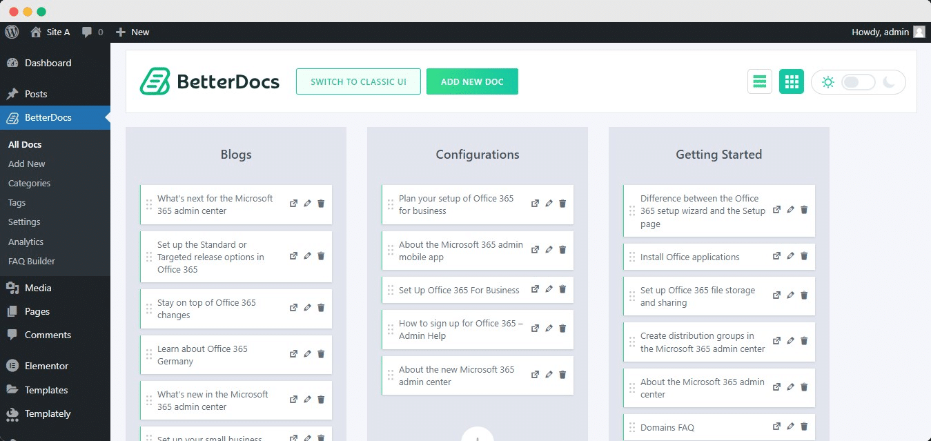 Migrate to BetterDocs