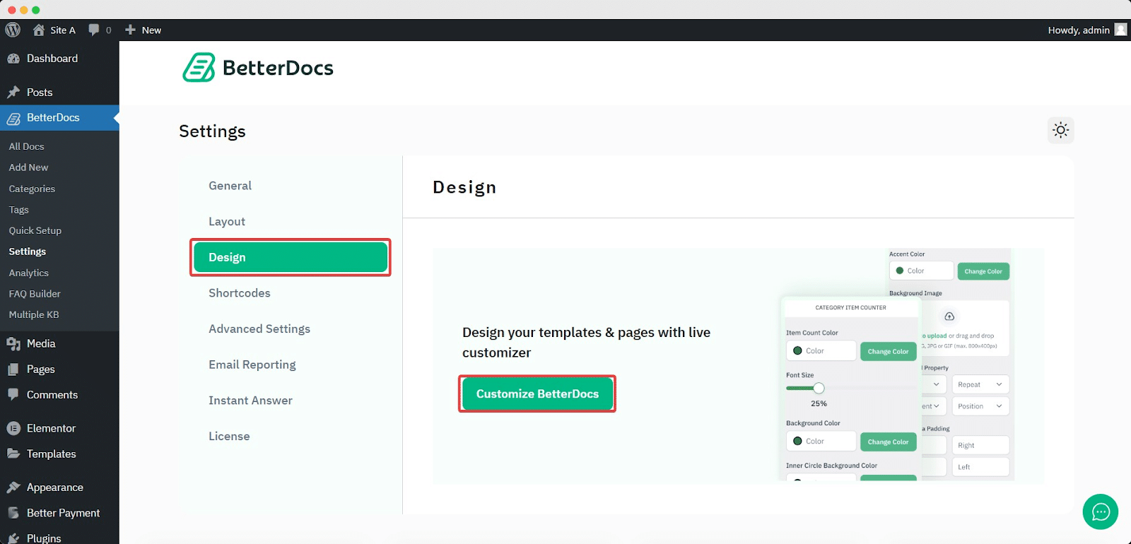 Documentation Homepage BetterDocs