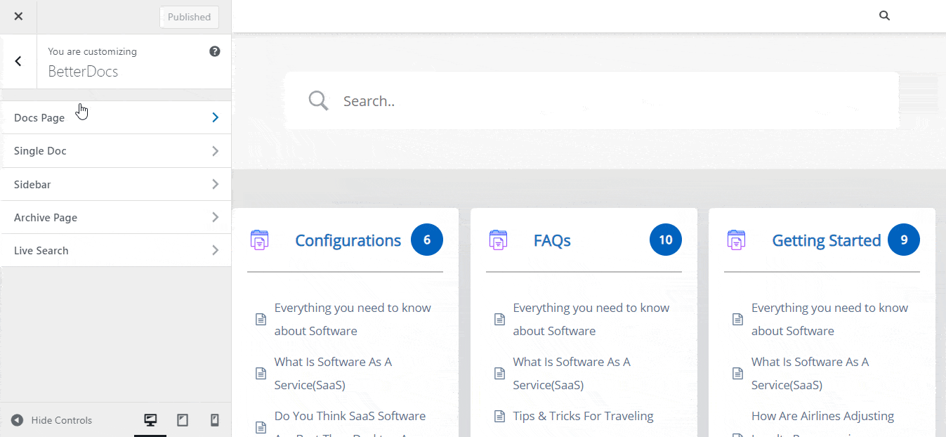 BetterDocs Documentation Homepage & Single Page