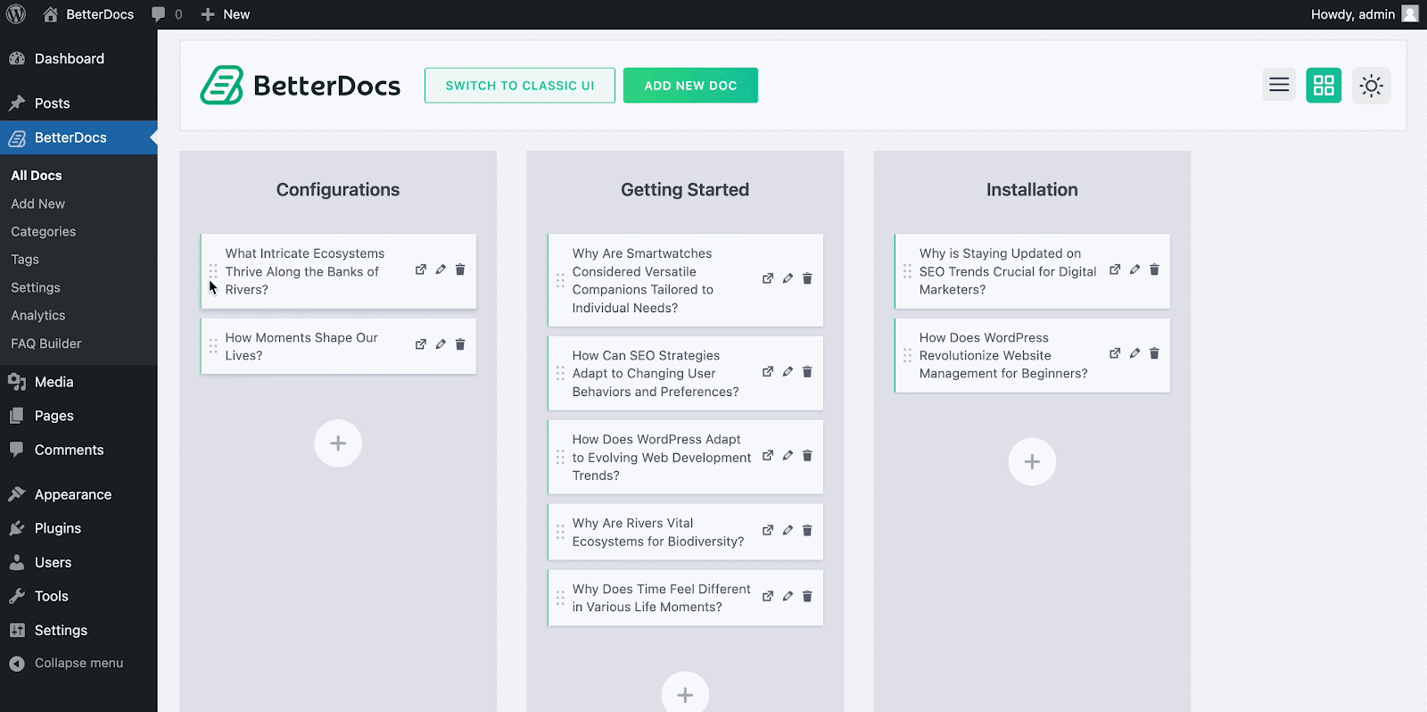 Show Related Documentation and Attachments