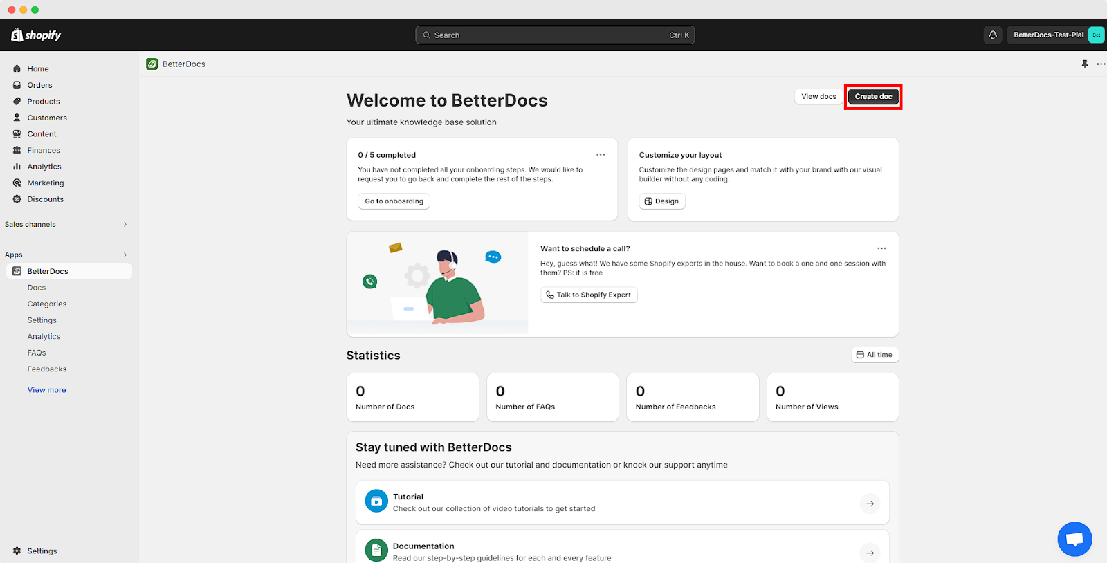 Add New Documentation In Shopify With BetterDocs