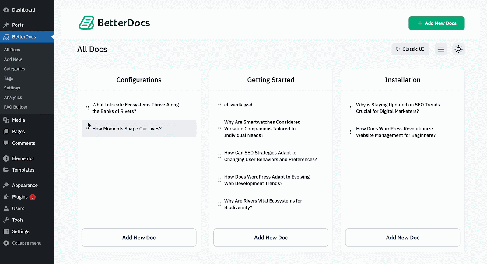 Sticky Table of Content Isn’t Working in BetterDocs. What’s Wrong?