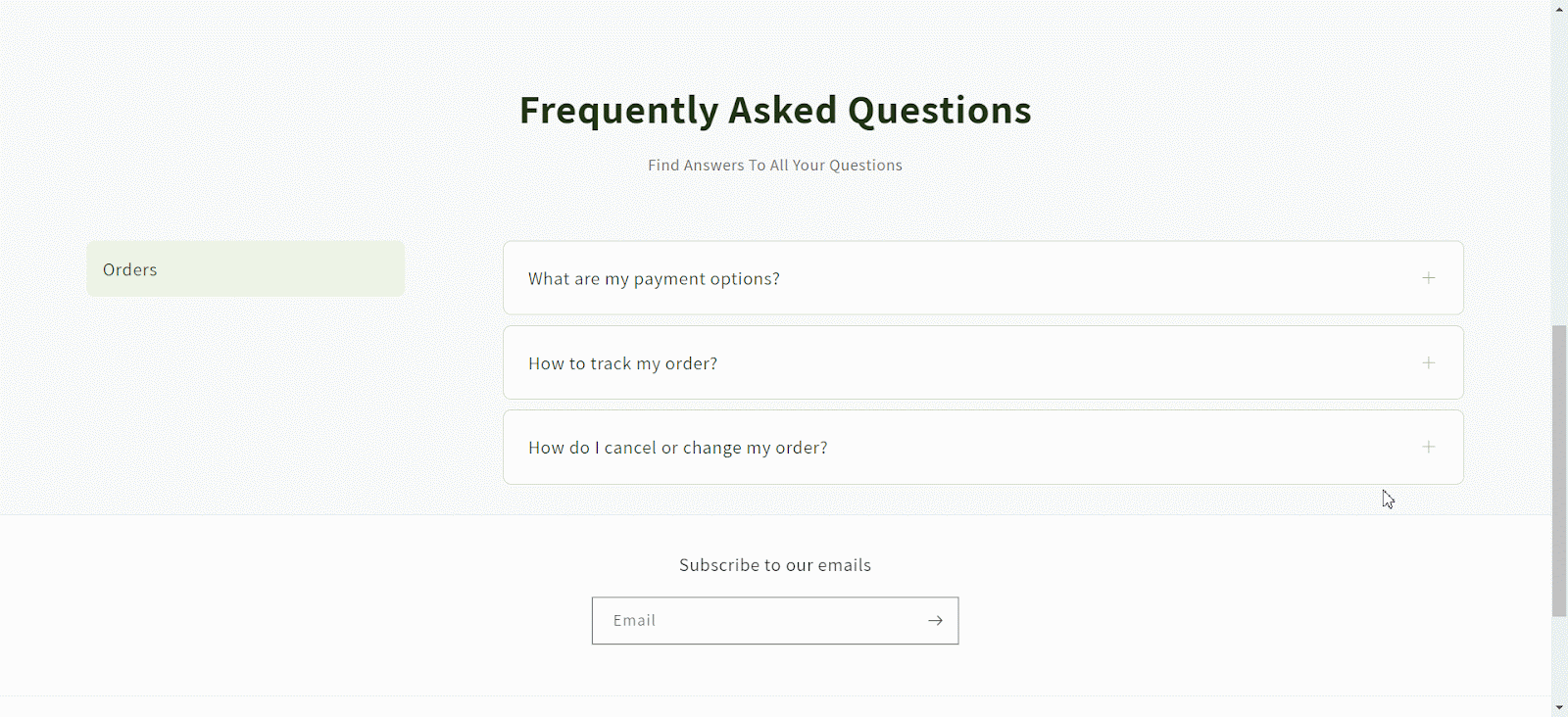 FAQ Builder In BetterDocs For Shopify