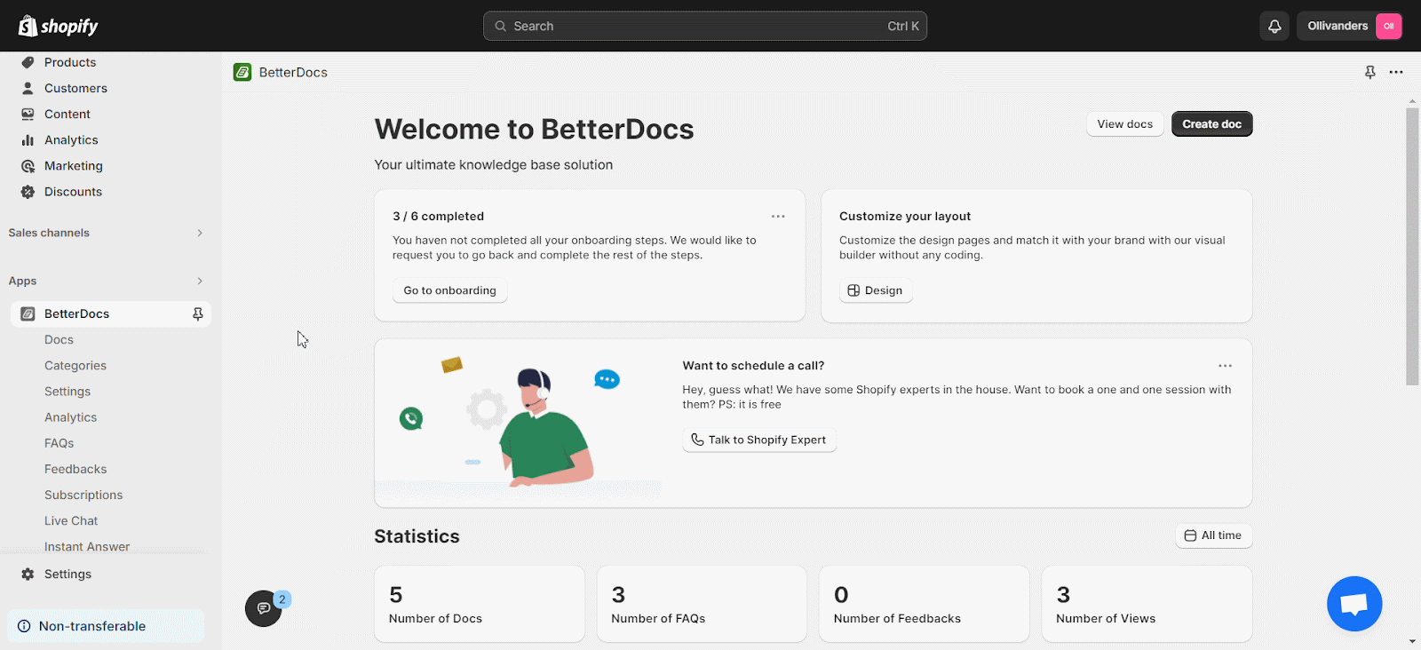 Configure Analytics With BetterDocs For Shopify