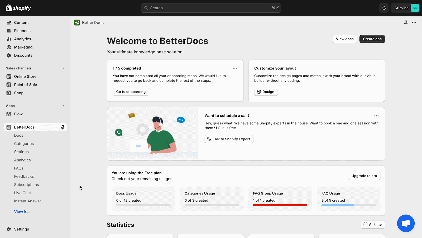 Configure Instant Answers With BetterDocs For Shopify