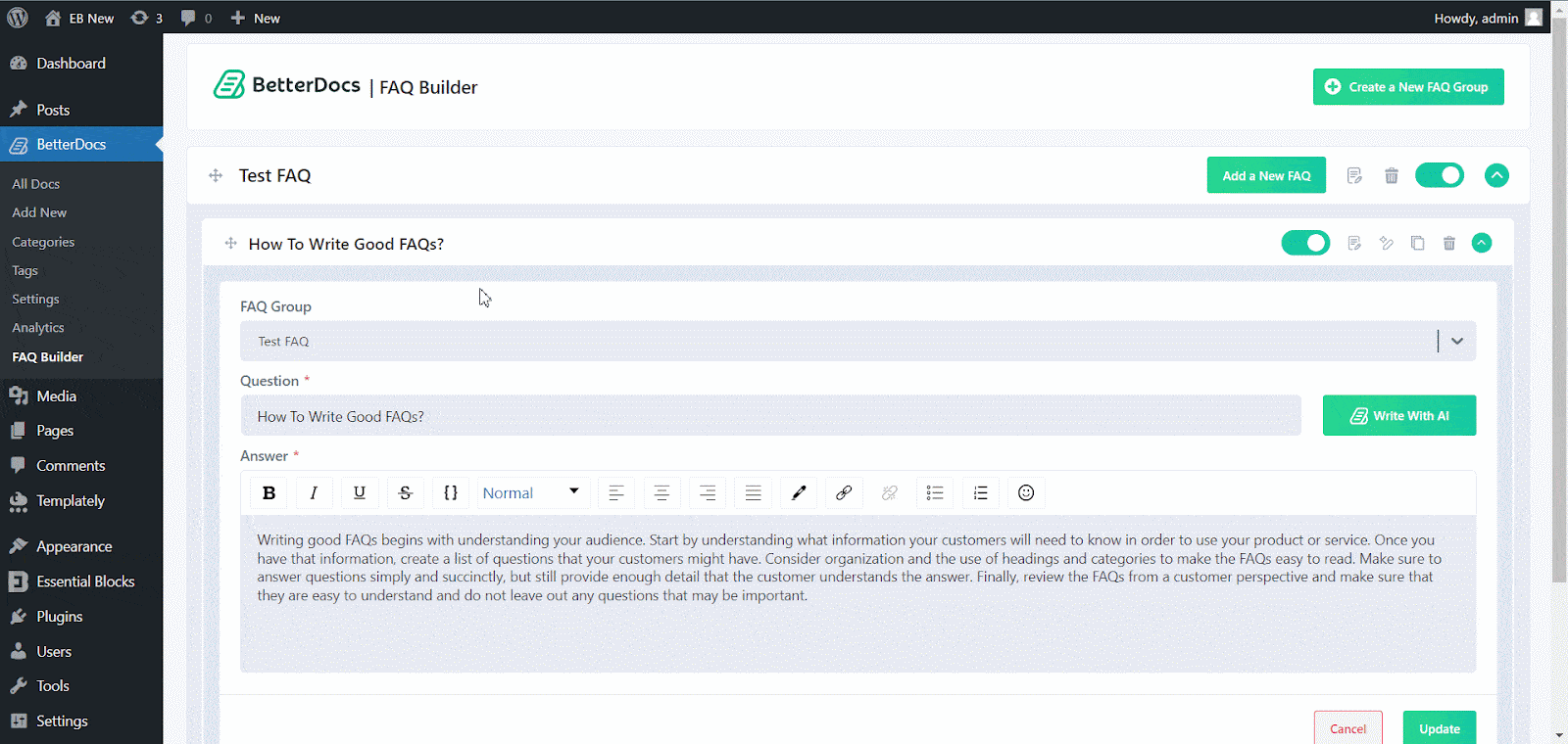 5 Tested And Proven Ways to Minimize Customer Support Pressure on Black Friday 2025 7 Write FAQ with AI
