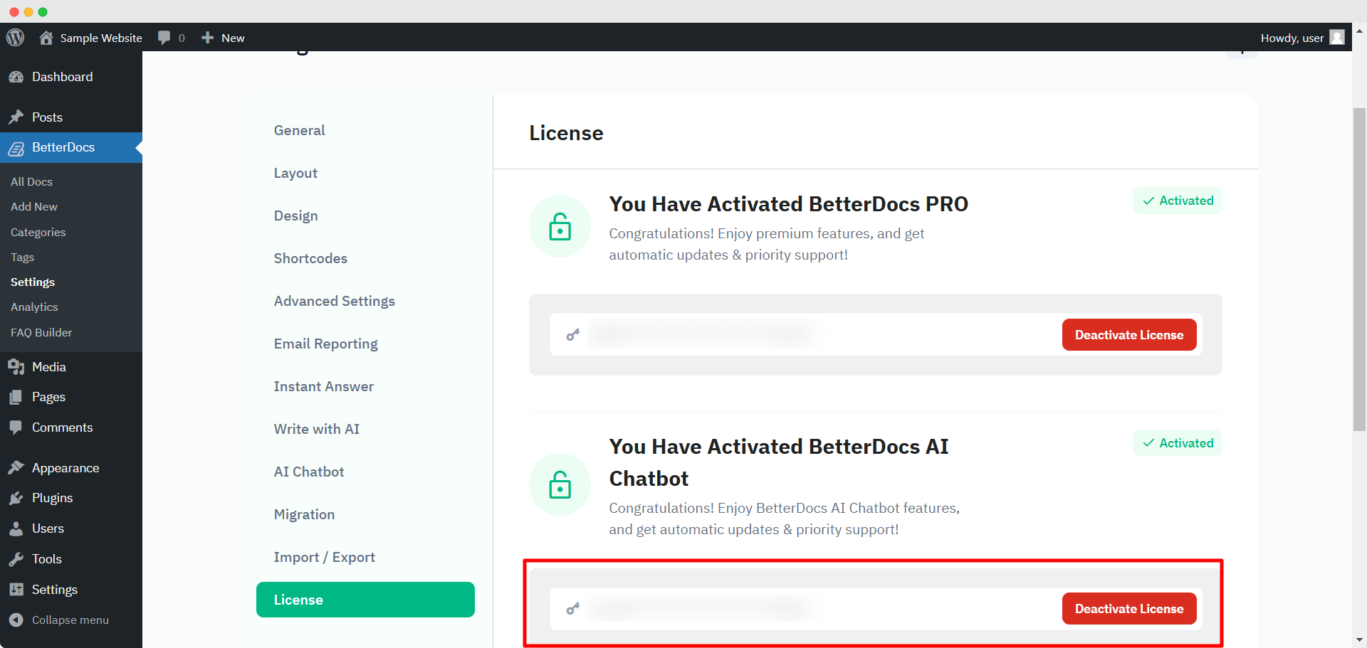 Step 1: Download & Activate BetterDocs AI Chatbot 3