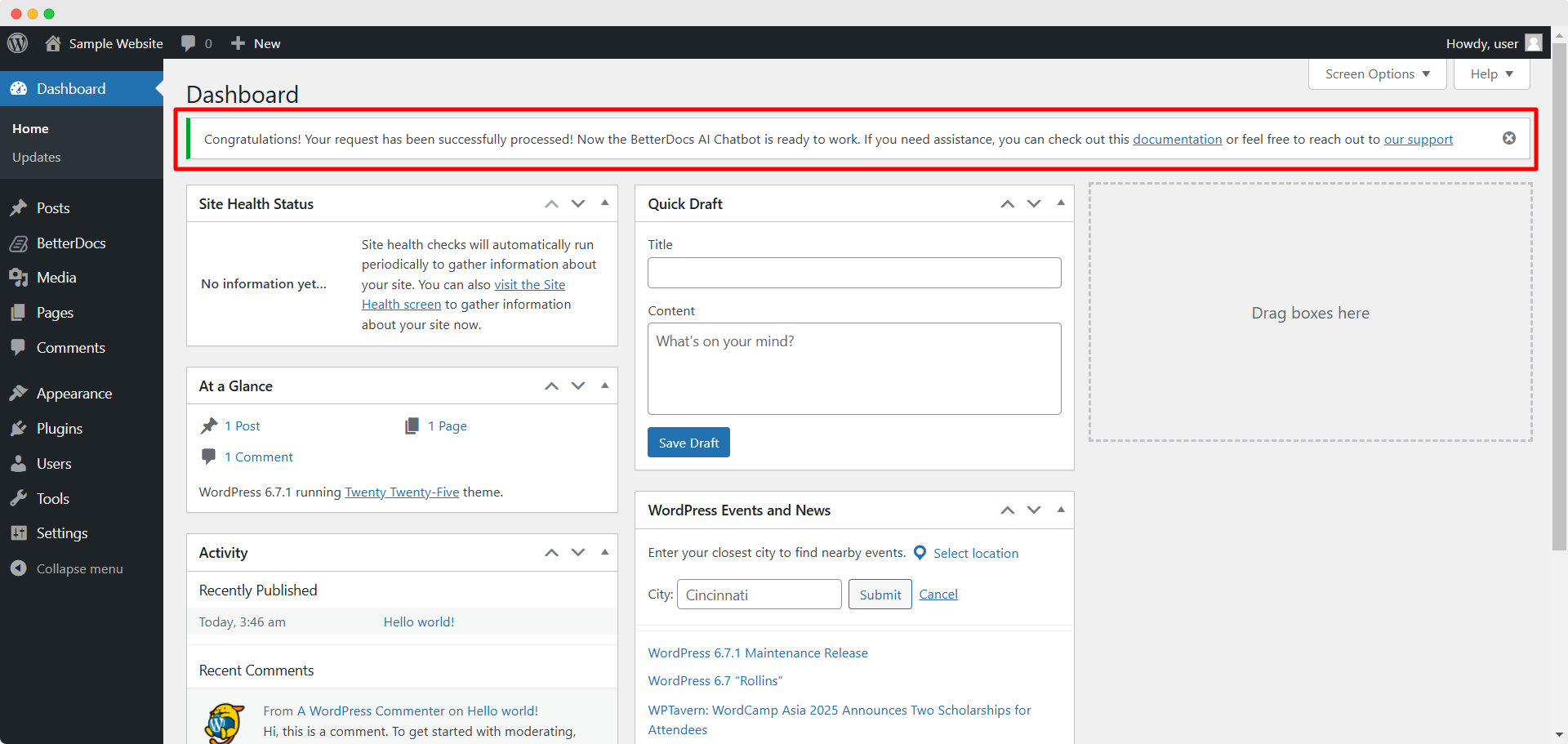 Step 2: Add Your OpenAI API Key in AI Chatbot Settings 3