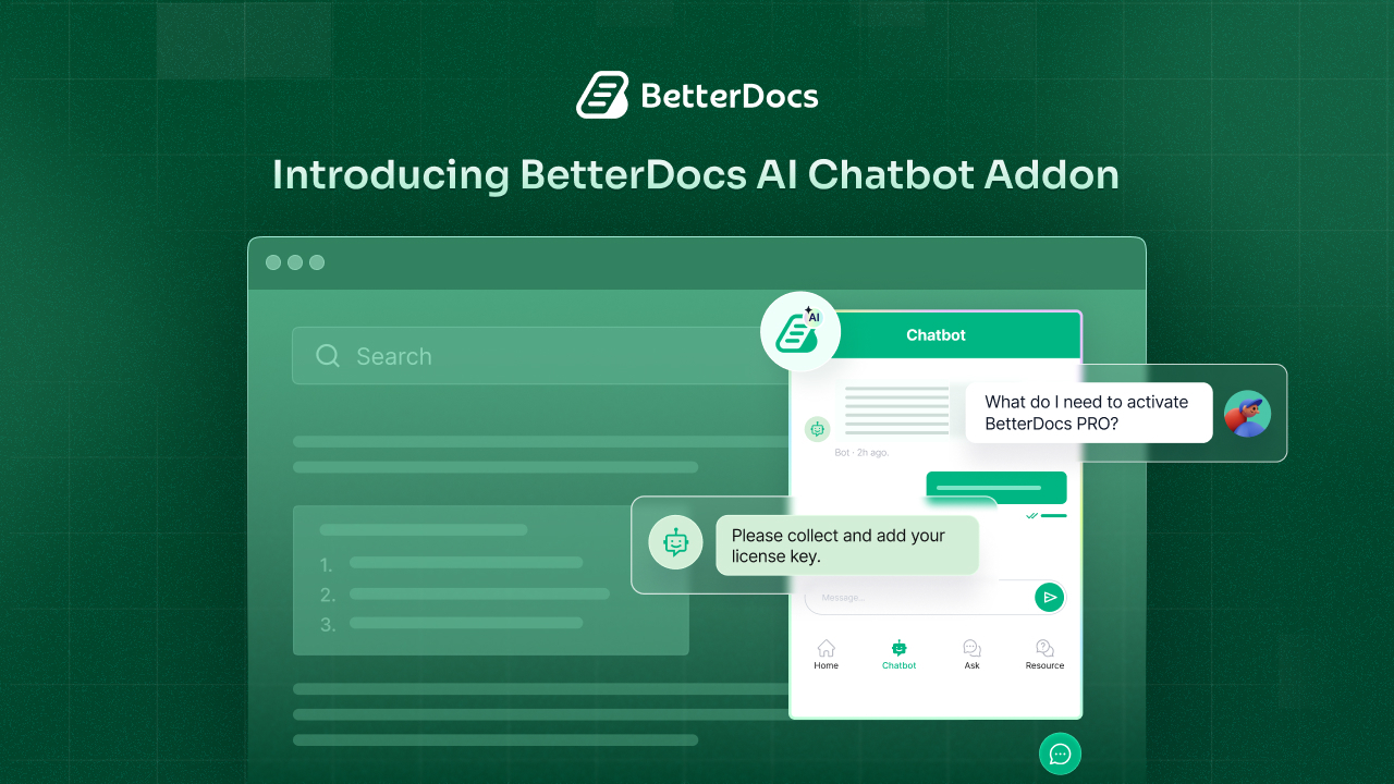 Introducing AI Chatbot for WordPress Website for Documentation Queries Powered by BetterDocs - Featured Image