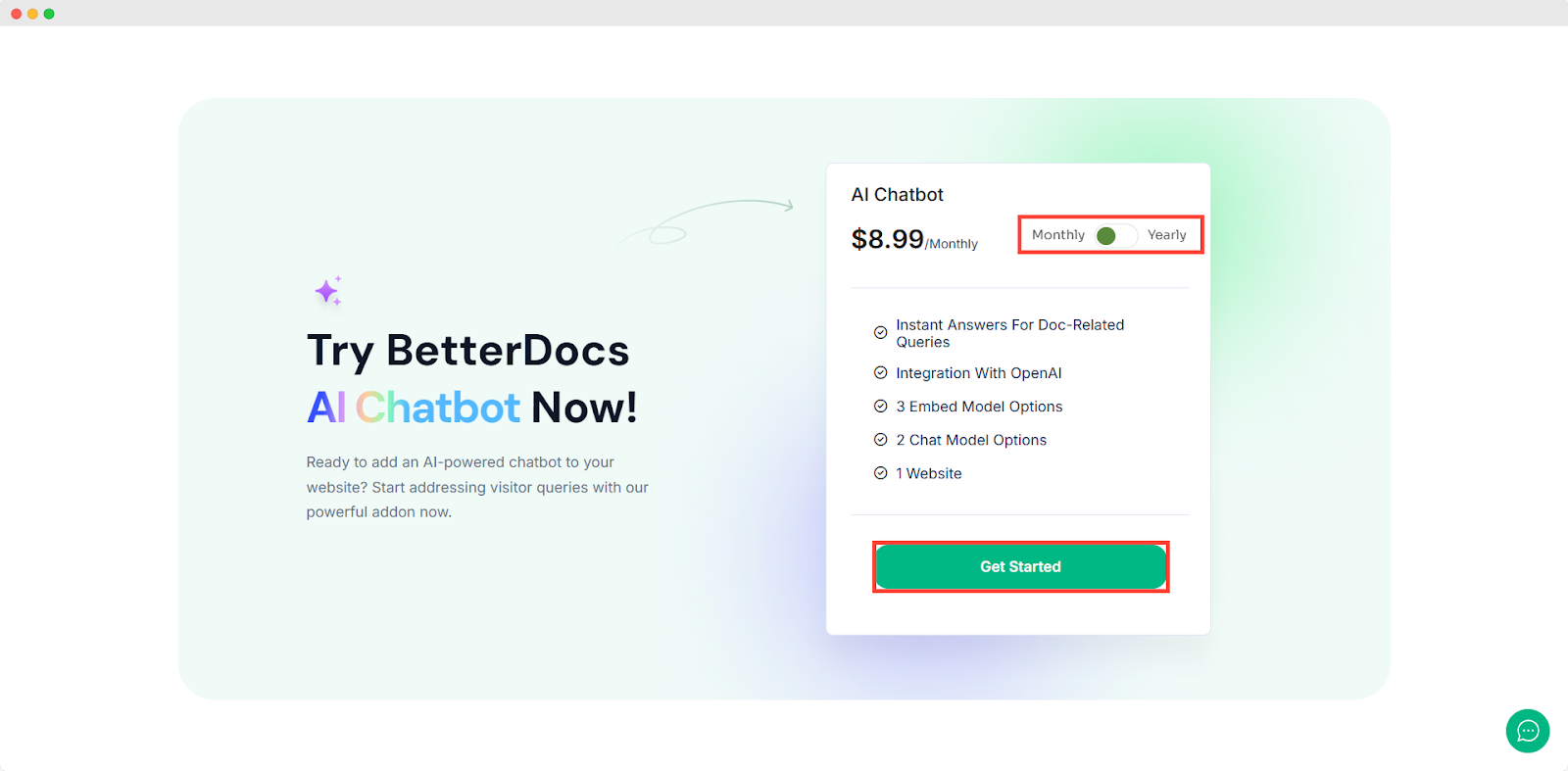 Purchase BetterDocs AI Chatbot