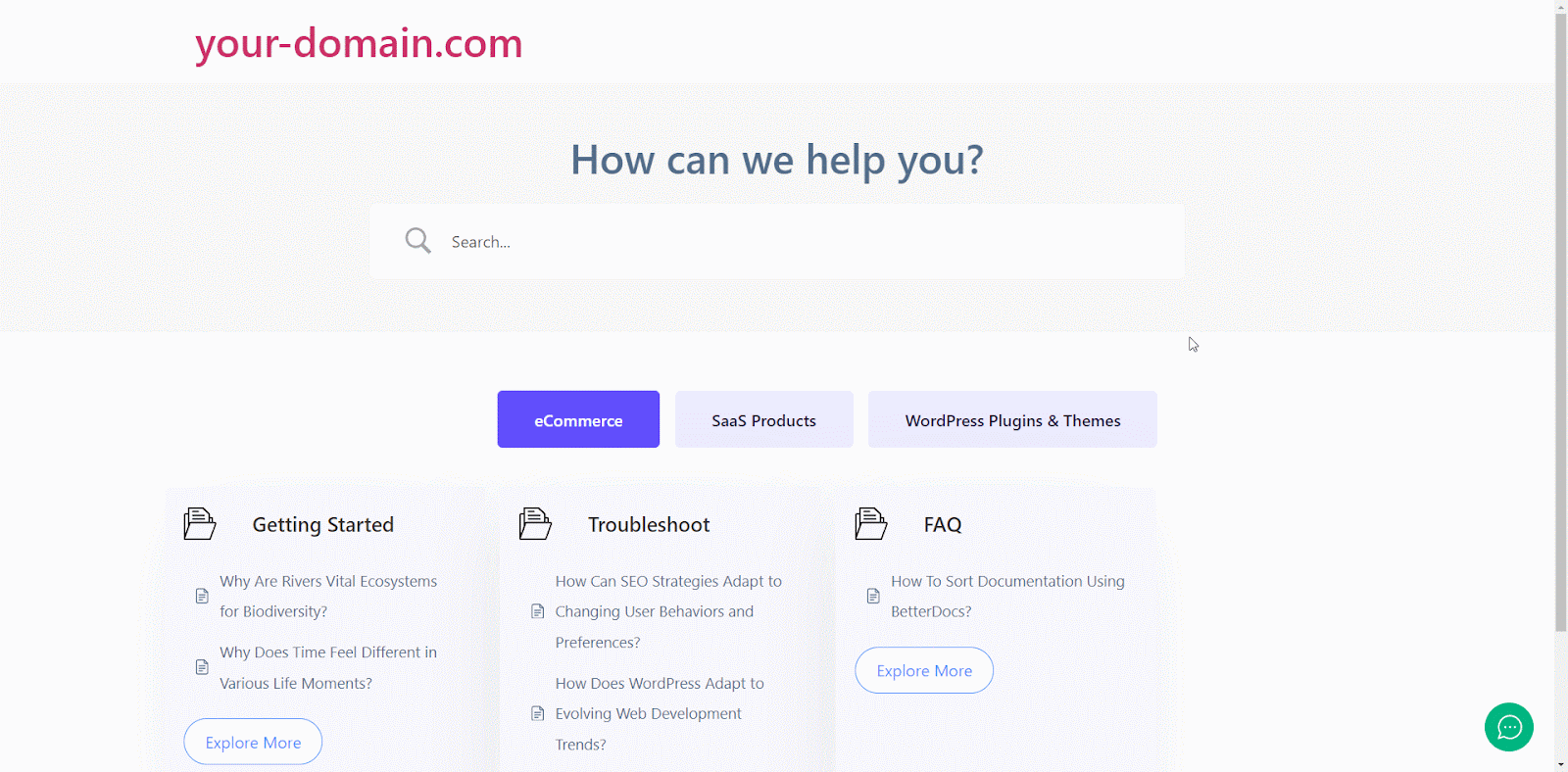 Knowledge Base vs FAQ: What Does Your Website Need? 8 Create Multiple knowledge base in betterdocs