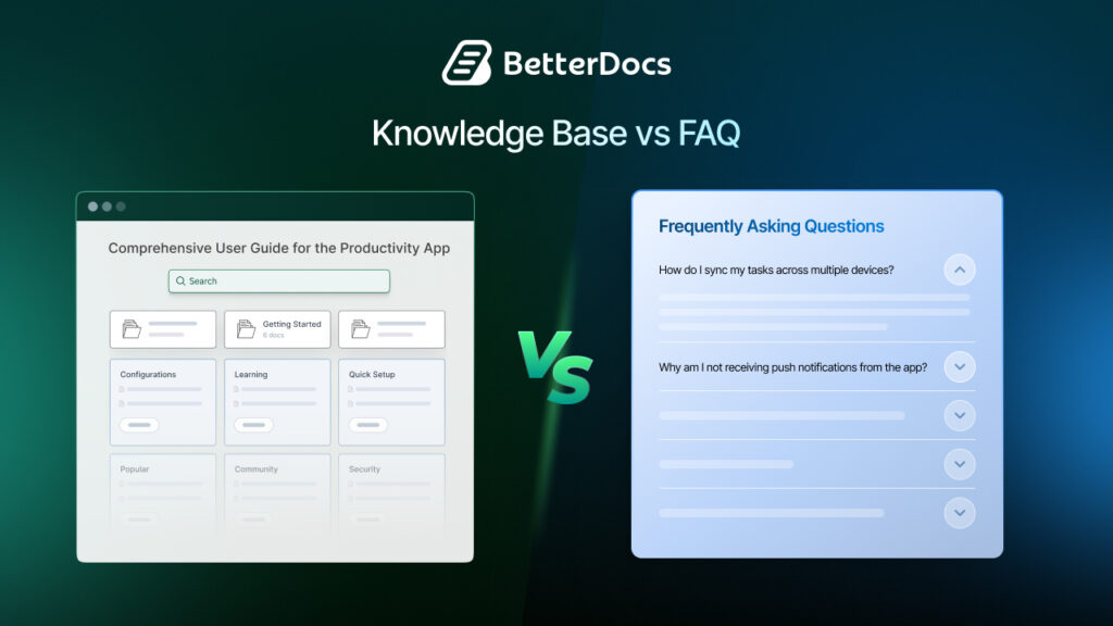 Knowledge Base vs FAQ: What Does Your Website Need?