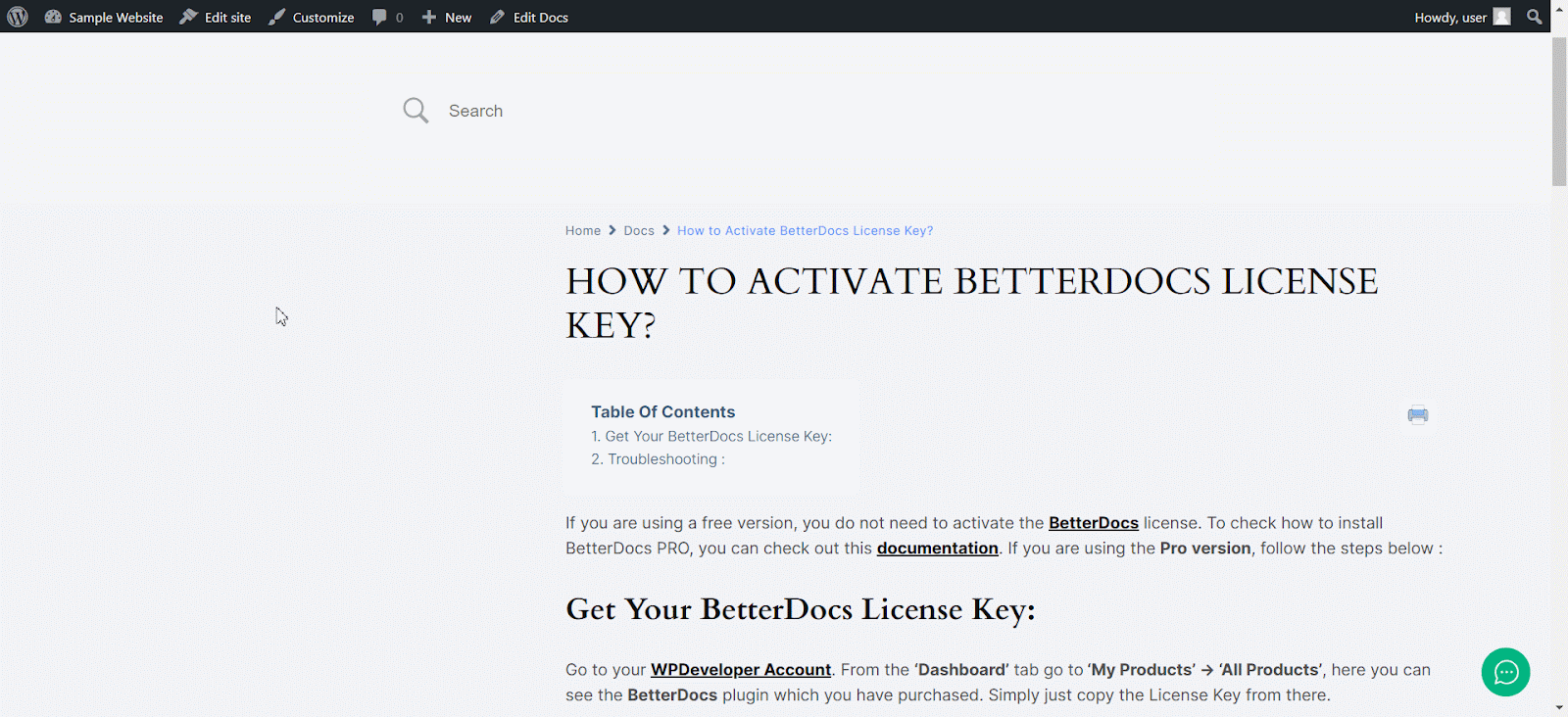 AI chatbot by BetterDocs