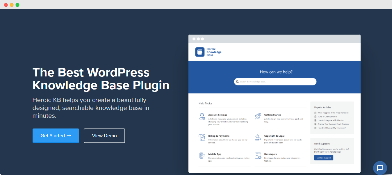 10 Best WordPress Documentation Themes for Your Website 6 Heroic Knowledge Base