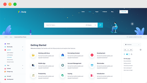 10 Best WordPress Documentation Themes for Your Website 8 Docly