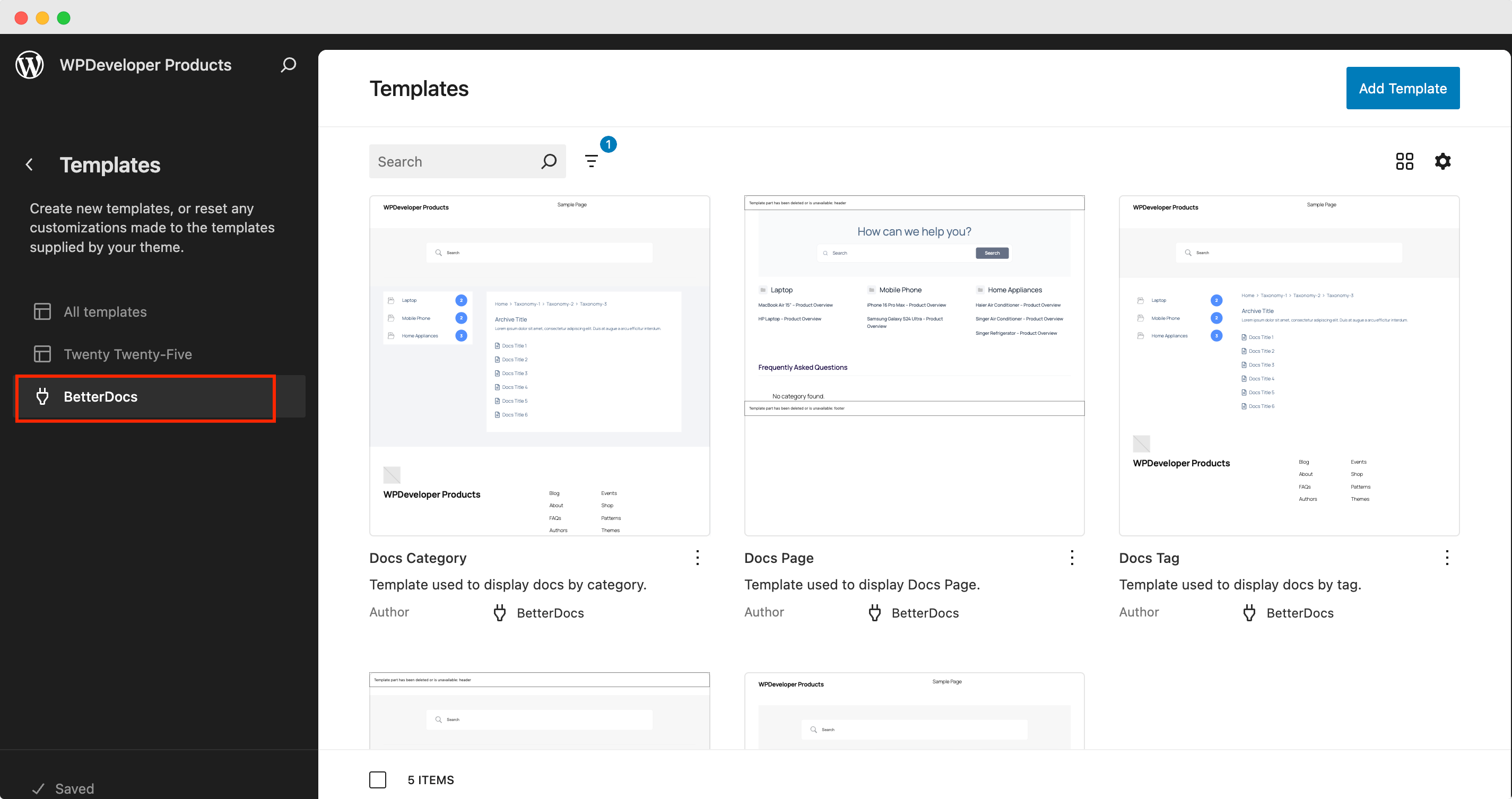 BetterDocs Layout