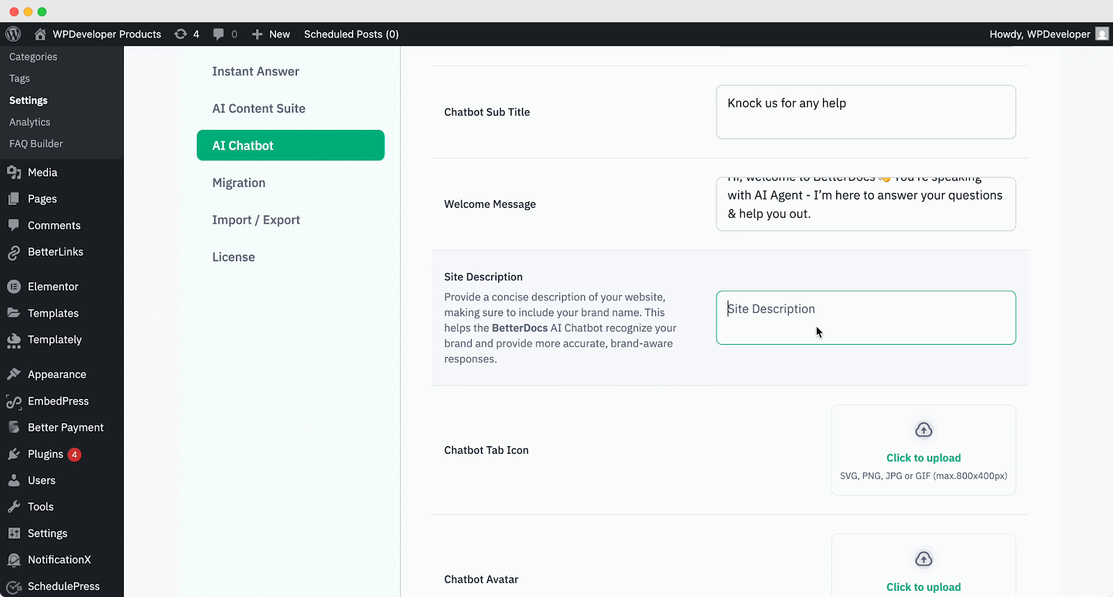 How to Train AI Chatbot in BetterDocs for Better Contextual Response? 6 Train AI Chatbot In BetterDocs