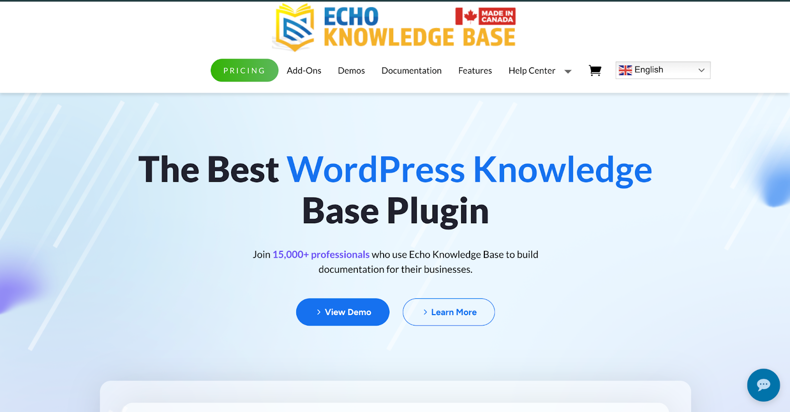 5 Best WordPress Chatbot Plugins with AI Knowledge Base for 24/7 Support 3 Echo Knowledge Base