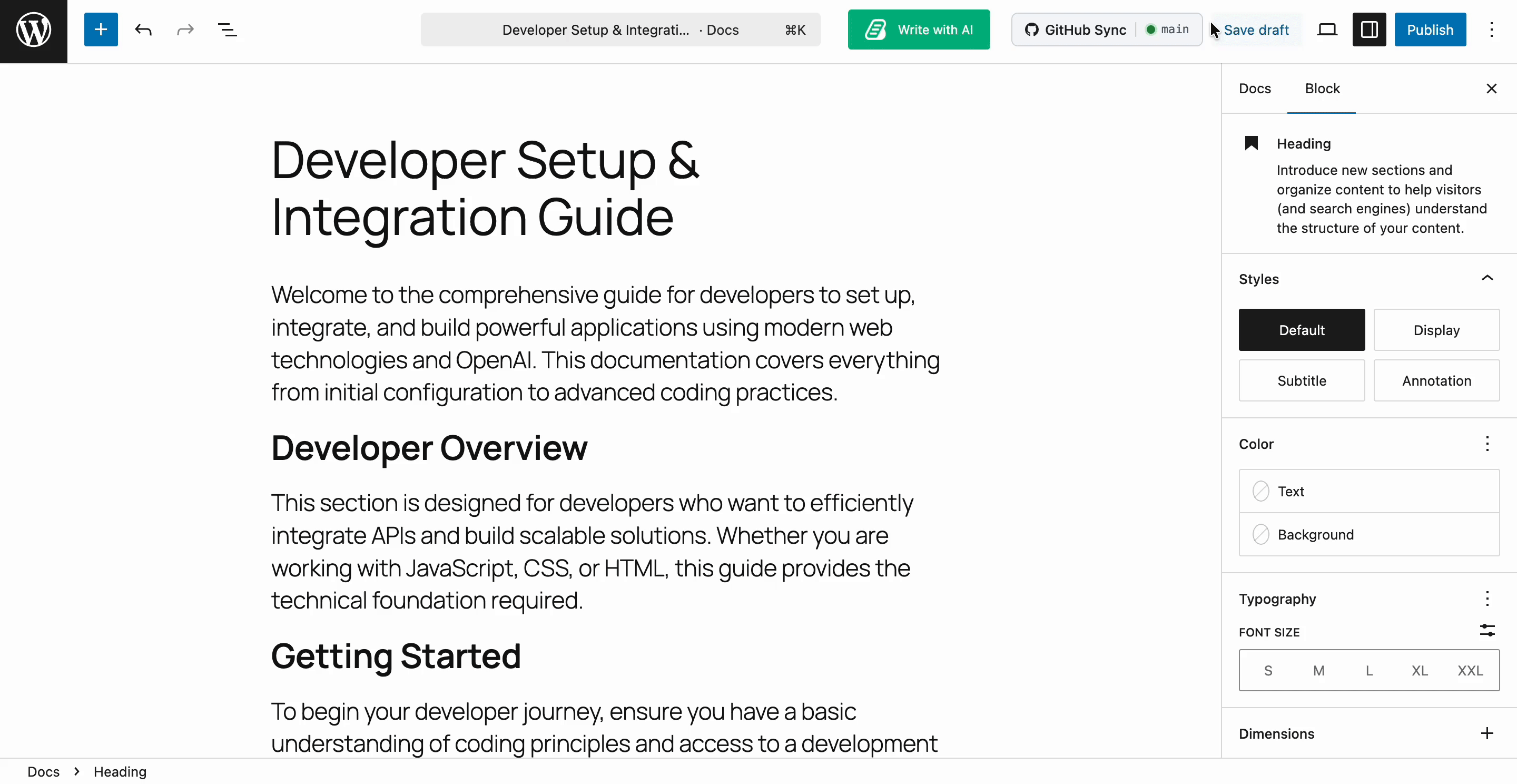 Sync Docs Smarter with the New Git Integration in BetterDocs 6 Git Integration