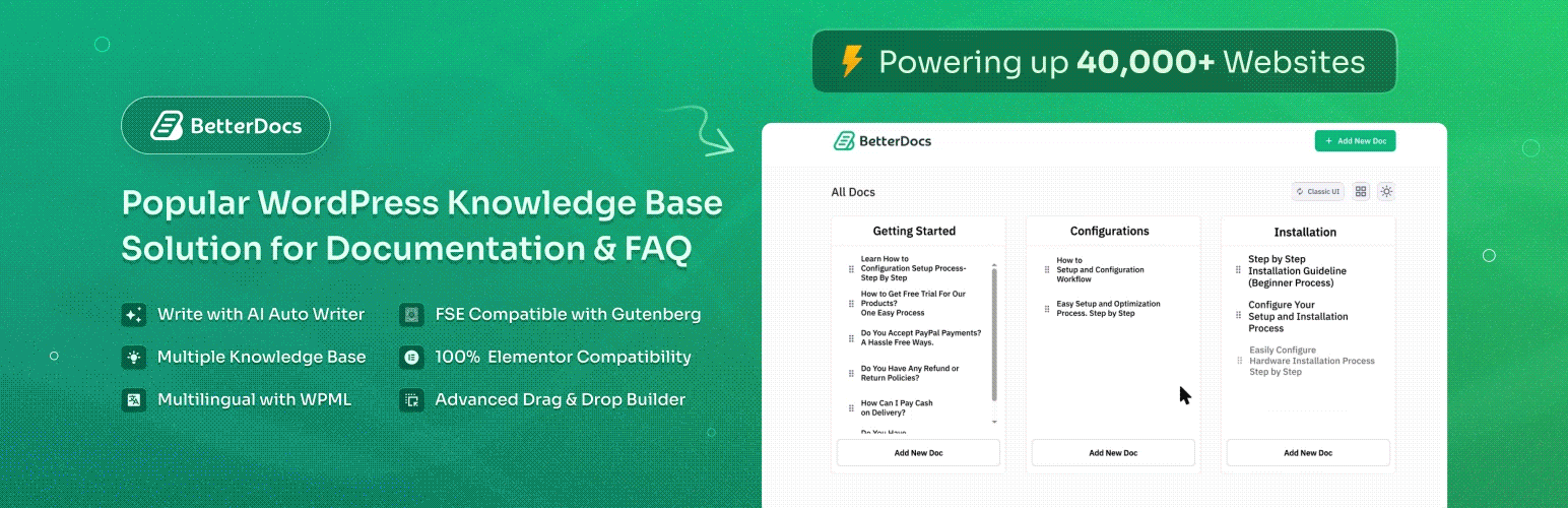 The “Shadow Knowledge” Problem: How to Audit And Centralize Your Team’s Hidden Documentation 4 BetterDocs - AI Powered Knowledge Base Plugin