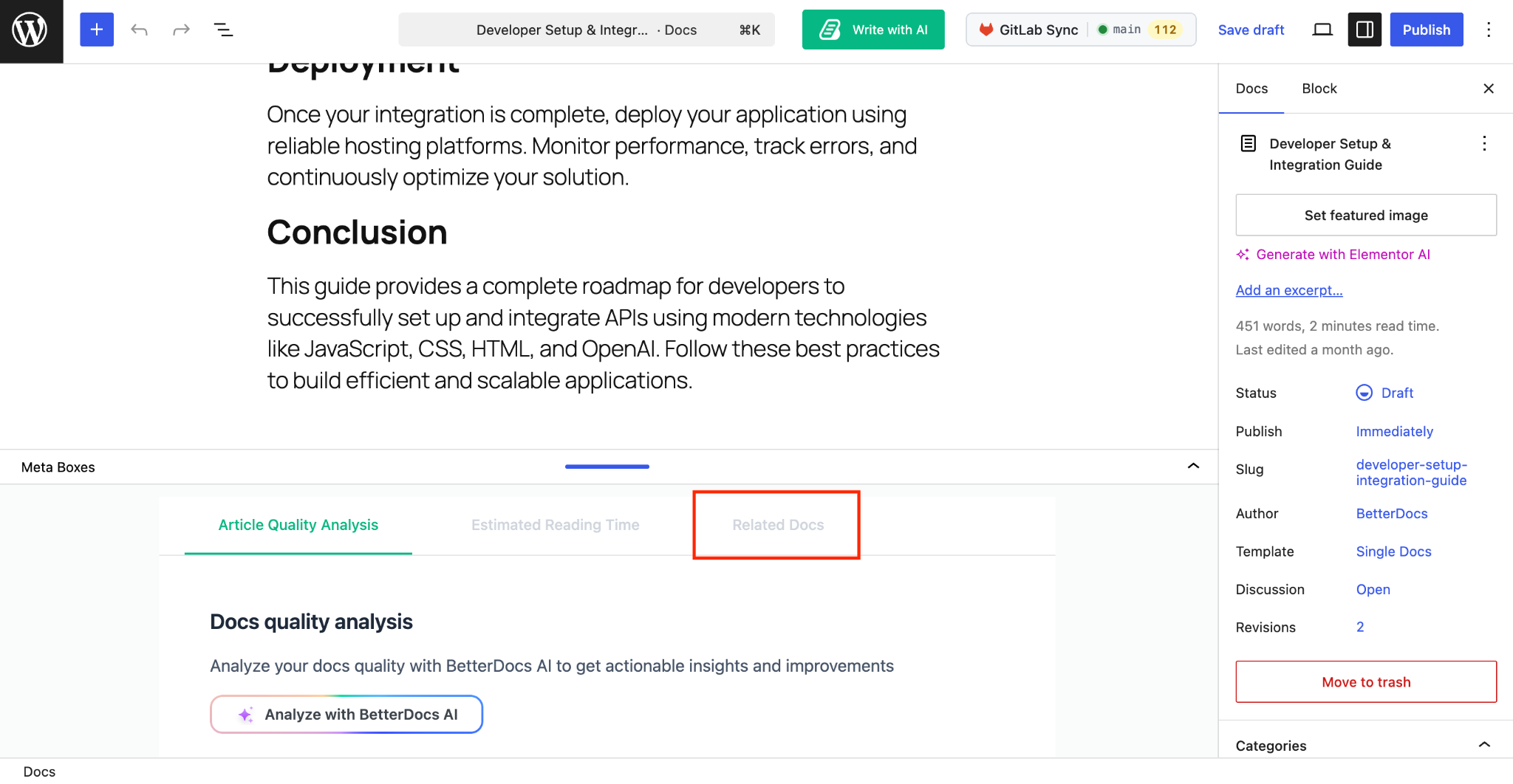 How to Show Real-Time Related Docs in WordPress Using BetterDocs AI? 7 BetterDocs AI-Powered Real-Time Related Docs
