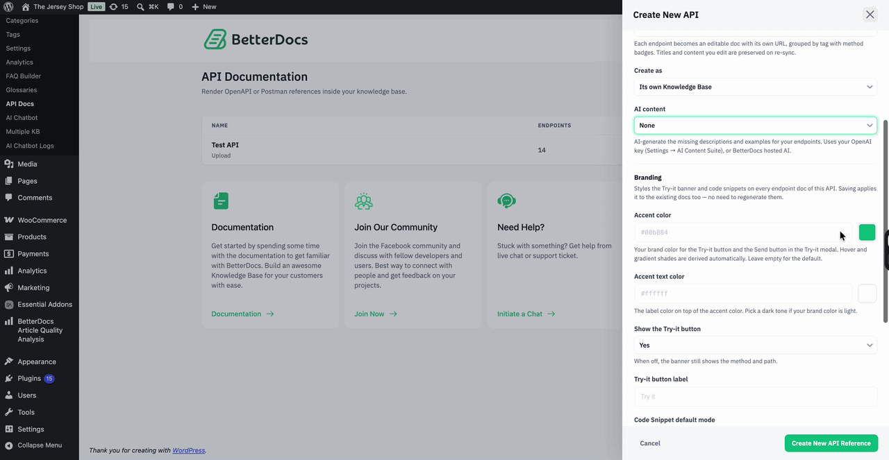 How to Generate API Documentation with BetterDocs? 3 Customize Appearance
