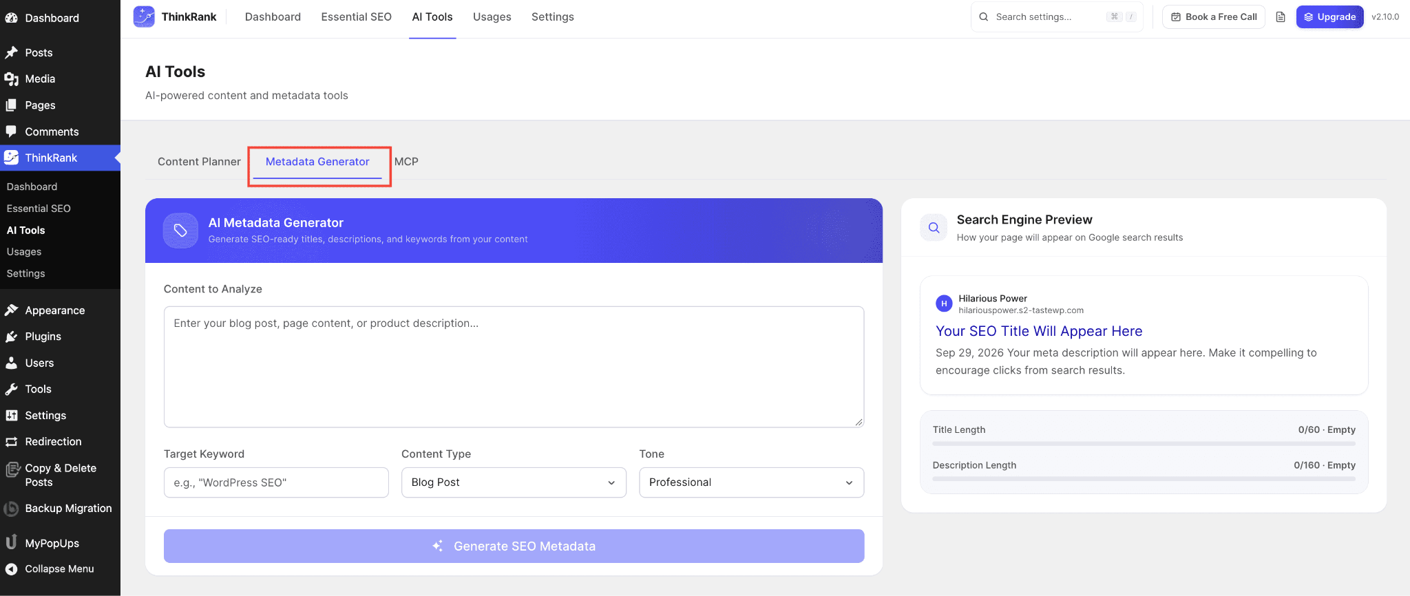 Documentation SEO