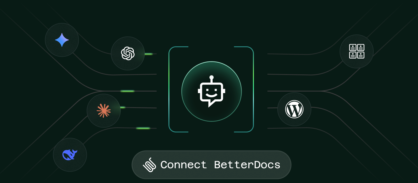 Claude, ChatGPT and Cursor connected to BetterDocs over MCP