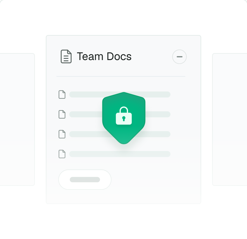 Internal knowledge base with restricted access